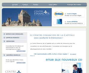 cfcapitale.com: Centre financier de la Capitale
Centre financier de la Capitale - Partenaire d'Assurances Dundee ltée - Centre de ressources pour les conseillers en sécurité financière Dundee