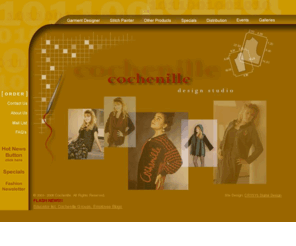 cochenille.com: Cochenille Design Studio Home Page
Cochenille Design Studio Software for Crafts and Textile Arts