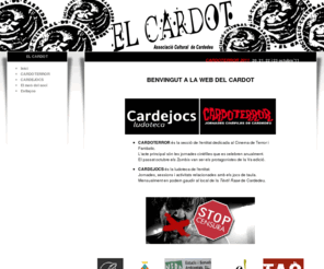 elcardot.org: EL CARDOT
Associació cultural El Cardot
Cardoterror
Cardejocs
TAC