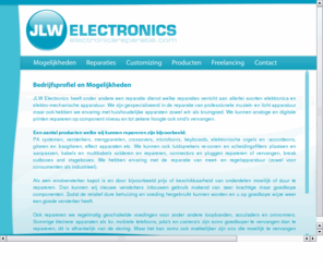 electronicareparatie.com: JLW ELECTRONICS: Electronica reparatie, voor al uw reparaties zowel huishoudelijke apparatuur als industrieel.
JLW ELECTRONICS: Electronica reparatie, voor al uw reparaties zowel huishoudelijke apparatuur als industrieel.