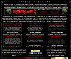 deathmetalstore.com: Death Metal: The heaviest Death Metal in the world!
Death Metal's official website.