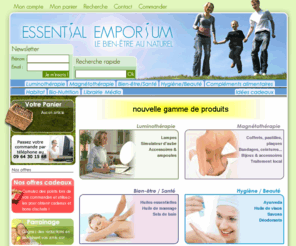 essentialemporium.com: Le bien-être au naturel: avec essential-emporium.com trouvez tous vos produits naturels
Produits naturels : trouvez en quelques clics vos produits naturels. Alimentation biologique, cosmétiques bio, produits d'entretien et autres Eco-produits. Avec essential-emporium.com, expédition sous 24h de vos produits bio.