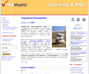 ienlp.es: Formación Avanzada en Coaching & PNL
PNL Madrid, Coaching y PNL en Madrid, programación neurolingüística, inteligencia emocional