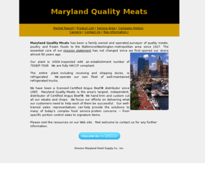 mqm.biz: Maryland Quality Meats
Welcome to Maryland Quality Meats in Baltimore Maryland.