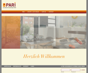 pari-hv.com: PARI Grundbesitz Verwaltungs GmbH - Nürnberg, Fürth, Würzburg
Herzlich Willkommen bei PARI Grundbesitz Verwaltungs GmbH. Ihr Partner im Thema Immobilien. Nürnberg, Fürth, Würzburg