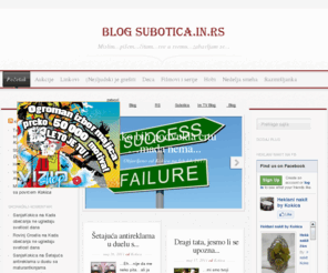 subotica.in.rs: Blog Subotica.In.Rs
Mislim…pišem…čitam…sve u svemu…zabavljam se