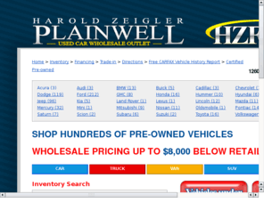 usedfordsmichigan.com: Harold Zeigler Plainwell WholeSale Outlet
Preowned Cars Kalamazoo For Sale Plainwell