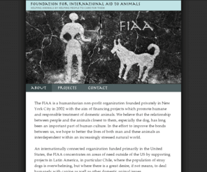 fiaa.info: FIAA | Foundation for International Aid to Animals | About
