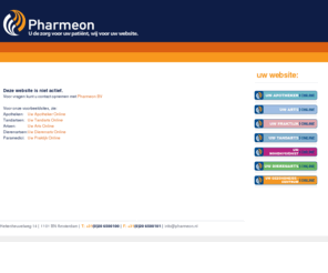 fysio4you.mobi: Pharmeon - Internettoepassingen voor zorgaanbieders
