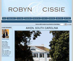 aikenfineproperties.com: Aiken Homes for Sale. Real Estate in Aiken, South Carolina  Robyn Reilly
Find the Aiken, South Carolina Homes for Sale that you're looking for on www.Aikenfineproperties.com.  Search our website to locate your Real Estate in Aiken, South Carolina Homes.