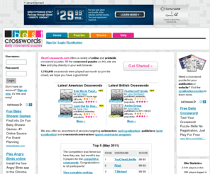 bestcrosswords.com: BestCrosswords.com - Daily Crossword Puzzles
