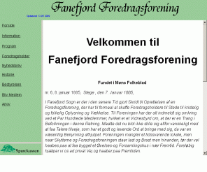 fanefjordforedragsforening.dk: Fanefjord Foredragsforening
