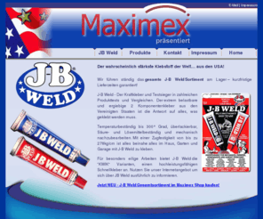 jbweld.eu: JB Weld präsentiert von Maximex GmbH & Co. KG - www.maximex.eu
