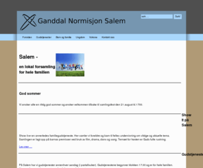 salemganddal.com: Salem Ganddal
Salem er en forsamling tilknyttet Normisjon