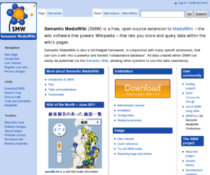 semanticmediawiki.org: Semantic MediaWiki - semantic-mediawiki.org
