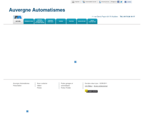 auvergne-automatismes.net: Portes garages et automatiques - Auvergne Automatismes à Aubière
Auvergne Automatismes - Portes garages et automatiques situé à Aubière vous accueille sur son site à Aubière