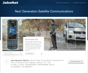 jabasat.com: JabaSat | Internet Satelital | Telefonia Satelital |  Moviles |
Comunicaciones Via Satelite Clase Mundial "La Red Satelital Mas confiable en Situaciones Criticas y Desastres"