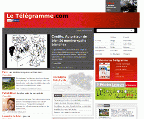 letelegramme.com: Retrouvez en direct et en vidéo toute l&#039;actualité de Bretagne : Brest, Guingamp, Lorient, Quimper, Vannes, Saint-Brieuc
Le Télégramme, quotidien régional de Bretagne