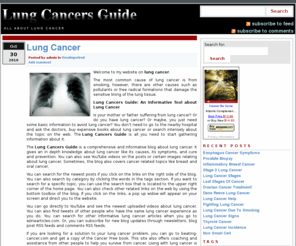 lungcancersguide.com: Lung Cancers Guide
All About Lung Cancer