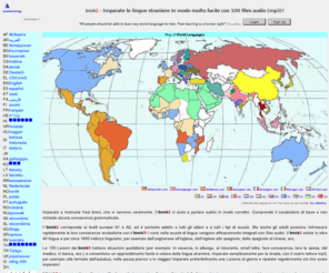 50lingue.com: book2 - Imparate le lingue straniere in modo molto facile con 100 files audio (mp3)!
book2: - è disponibile in varie lingue - è ideale per principianti - comprende 100 capitoli concisi e facili - corrisponde ai livelli europei A1 e A2 - non richiede nessuna preconoscenza grammaticale - copre tutto il vocabolario di base - è un vero aiuto nello studio di una lingua - in breve tempo si impara a formulare correttamente frasi complete - si avvale delle più moderne ricerche sulla memoria: albanese arabo bielorusso bosniaco bulgaro ceco cinese coreano croato danese ebraico estone finlandese francese georgiano giapponese greco hindi indonesiano inglese italiano lettone lituano macedone norvegese olandese persiano polacco portoghese rumeno russo serbo slovacco sloveno spagnolo svedese tailandese tedesco turco ucraino ungherese vietnamita 