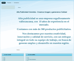 altapublicidadcolombia.com: Alta Publicidad Colombia - Creamos Imagen y generamos Calidad
Joomla! - the dynamic portal engine and content management system