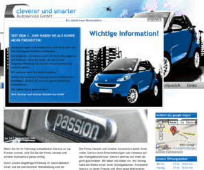 clevererundsmarter.com: cleverer und smarter Autoservice GmbH - Ihr KFZ Meisterbetrieb in Grevenbroich
cleverer und smarter Autoservice GmbH in Grevenbroich Rhein Kreis Neuss - Ihr KFZ Meisterbetrieb - Wartungsdienst, Reifenservice, Klimaanlagen-Service uvm.