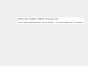 rahnpartner.com: RAHN P A R T N E R : TEAM FÜR WERBUNG UND KOMMUNIKATION
RAHN P A R T N E R : TEAM FÜR WERBUNG UND KOMMUNIKATION