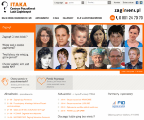 zaginieni.pl: Zaginieni.pl - serwis Fundacji ITAKA - Centrum Poszukiwań Ludzi Zaginionych
