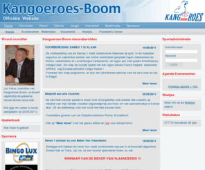 kangoeroes-boom.be: Kangoeroes Boom - Officiële website
De officiele website van Kangoeroes Boom vzw