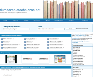 tlumaczeniatechniczne.net: Katalog stron biur tłumaczeń i tłumaczy
Katalog stron internetowych biur tłumaczeń oraz tłumaczy 
