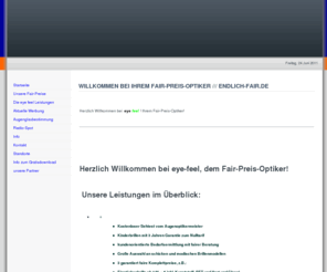 contactlinsen-inter.net: Willkommen bei Ihrem Fair-Preis-Optiker /// endlich-fair.de
endlich, fair, brille, kontakt, linse, glas, gläser, gleitsicht, einstärke, sport