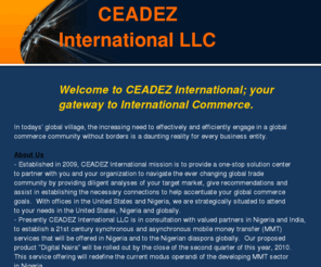 ceadezinternational.com: CEADEZ International LLC
