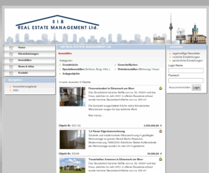 fachmakler.com: SIB REAL-ESTATE MANAGEMENT Ltd.
Wir sind immobilienprofis und managen Immobilien kaufmännisch sowie technisch auf höchstem Niveau. Hierbei legen wir unseren Fokus auf eine maximale Wertschöpfung und bedienen dabei jede Art von Facility. Eine zielgerichtete Entwicklung von Immobilien, die strategische Verwertung mit Steigerung der Wirtschaftlichkeit durch Nutzung aller Wertschöpfungspotentiale ist unsere Stärke. Unser umfangreiches Leistungsangebot bietet eine Zusammenarbeit im Immobilienmanagement, der Vermögensverwaltung sowie im technischen Gebäudemanagement bzw. alle Arten der Facility Services. Damit bieten wir die Betreuung von Wohn- und Gewerbeimmobilien, Miethäusernsowie sonstiges Immobilieneigentum aus einer Hand.