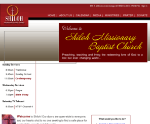 shiloh2000.net: Shiloh Missionary Baptist Church - Home
Website for the Shiloh Missionary Baptist Church, Anchorage Alaska