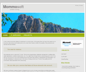 targenta.info: Home Page
Mommosoft is a architecture and software development consulting company that provides custom solutions to companies.