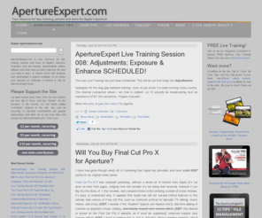 apertureexpert.com: ApertureExpert.com — Your resource for tips & tricks, eBooks and education on Apple's Aperture 3 - ApertureExpert Tips
Your resource for tips & tricks, eBooks and education on Apple's Aperture 3