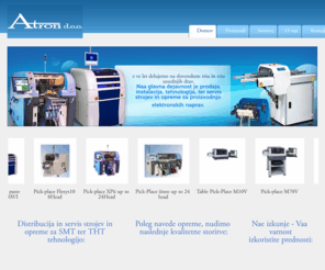 atron.biz: Atron d.o.o. - SMD, THT, Equipment
Oprema za proizvodnjo elektronskih naprav. SMT – THT