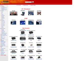 console-extender.net: Rose Electronics
KVM switches were invented by Rose Electronics. We are a
manufacturer of innovative products located in Houston, Texas. We have a
full line of low, medium, and high end KVM switch products. Call (800) 333-9343.