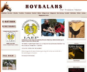 hovbalans.com: Hovvård och hovboots. Balanserad verkning-för friska, starka barfotahovar! Utbildad och examinerad med vidareutbildningar..
Hovvård. Balanserad verkning för friska hovar och barfotagång enligt HPT metoden 