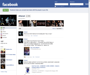 alteredband.com: Incompatible Browser | Facebook
 Facebook is a social utility that connects people with friends and others who work, study and live around them. People use Facebook to keep up with friends, upload an unlimited number of photos, post links and videos, and learn more about the people they meet.