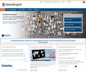 efl-online.com: GlobalEnglish - Home
GlobalEnglish: Providing global companies with online learning and support for improving business English communication. We offer a scalable, on-demand solution that addresses the English language learning and business communication challenges of globalization.