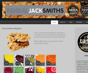 kendaljacksmiths.com: Kendal Jacksmiths - Award winning handmade flapjacks in
  Kendal - HOME
Kendal Jacksmiths - Award winning handmade flapjacks in KendalThese multi-award winning flapjacks, handmade in small batches from only the finest natural ingredients