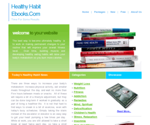 healthyhabitebooks.com: Healthy Habit Ebooks
Download Health & Fitness ebooks for your PC, ipad, & Mobile Phone at a Huge Discount. Some are Free