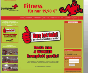 jumpersfitness.com: fitness. wie ichs mag! ... für nur 19,90 pro Monat! Kostenloses Probetraining jederzeit möglich! jumpers in deiner Nähe: Rosenheim, Heidenheim, Fürth, Ansbach, Freising, Landshut, Passau, München-Haar.
fitness. wie ichs mag! für nur 19,90 pro Monat. Ein kostenloses Probetraining ist bei jumpers fitness jederzeit möglich! Schau gleich jetzt bei einem jumpers in deiner Nähe rein: Rosenheim, Heidenheim, Fürth, Ansbach, Freising, Landshut, Passau, München-Haar. 116 Wochenstunden geöffnet, 365 Fitnesstage im Jahr, Fitnessstudio, Fitnessstudios, Solarium, Schnuppertraining, Testtraining, Ausdauer, Cardiotraining, Fitnesscenter, jumpers, Fitness, jumpers Fitness, Studio, Vibrafit, Vibrationstraining, Discountfitness, Power Bar, Power, Sport, Sportanlage, freundlich, kompetent, e-Card, Probetraining, Gerätetraining, genial günstig, Fitnessdiscount, Cardiotraining, Zirkeltraining, Life Fitness, Krafttraining, Herz- Kreislauftraining, Kraft, Abnehmen, Fettreduktion, Ausdauer, Kraftausdauer, Figur, Figurtraining, Hanteltraining, Fitnessgerätetraining, Ambiente, Cardiokino, Sonnen, Stretching, Personaltraining, Fitness testen, Fitness mit Freunden, Fitness steigern und Geld sparen, Mineraldrinkbar, Fitness mit Ambiente, effektives Training, lange geöffnet, , gratis testen, Aktion,  Fitnesskette, Studiofilialen