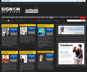 signon-wsradio.com: SDRadio - SignOnSanDiego.com
Breaking San Diego news from The San Diego Union-Tribune: Classifieds, entertainment, sports, hotels and visitor information