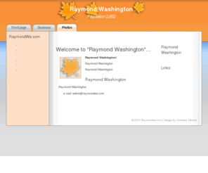 raymondwa.com: Raymond Washington
Raymond Washington