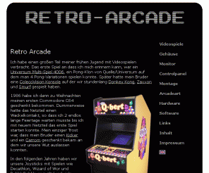 retro-arcade.de: Retro-Arcade
Arcadeautomat im Q*bert-Design selbst gebaut