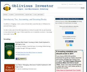 simplesubjects.com: Accounting Books, Tax Books, and Investing Books: Introductory Guides
In addition to blogging, I write a series of books that’s somewhat akin to Cliffsnotes for personal finance topics. In other words, each of the following books are written for people who are just beginning to learn about the book’s