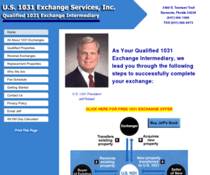1031replace.com: 1031 Intermediary, US 1031 Exchange Services
Qualified 1031 exchange intermediary providing tax free exchange services in Florida, the Southeast and the US.