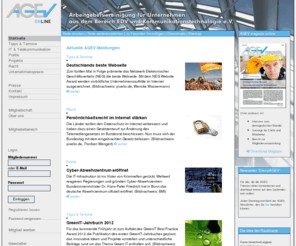 agev.de: Aktuelle AGEV-Meldungen
Die AGEV vertritt als e.V. die wirtschaftlichen und sozialen Interessen von Selbstständigen, die ihren Schwerpunkt in der Informationsverarbeitung oder Kommunikationstechnologie angesiedelt haben.